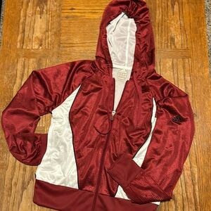 Adidas zip up hooded jacket size medium